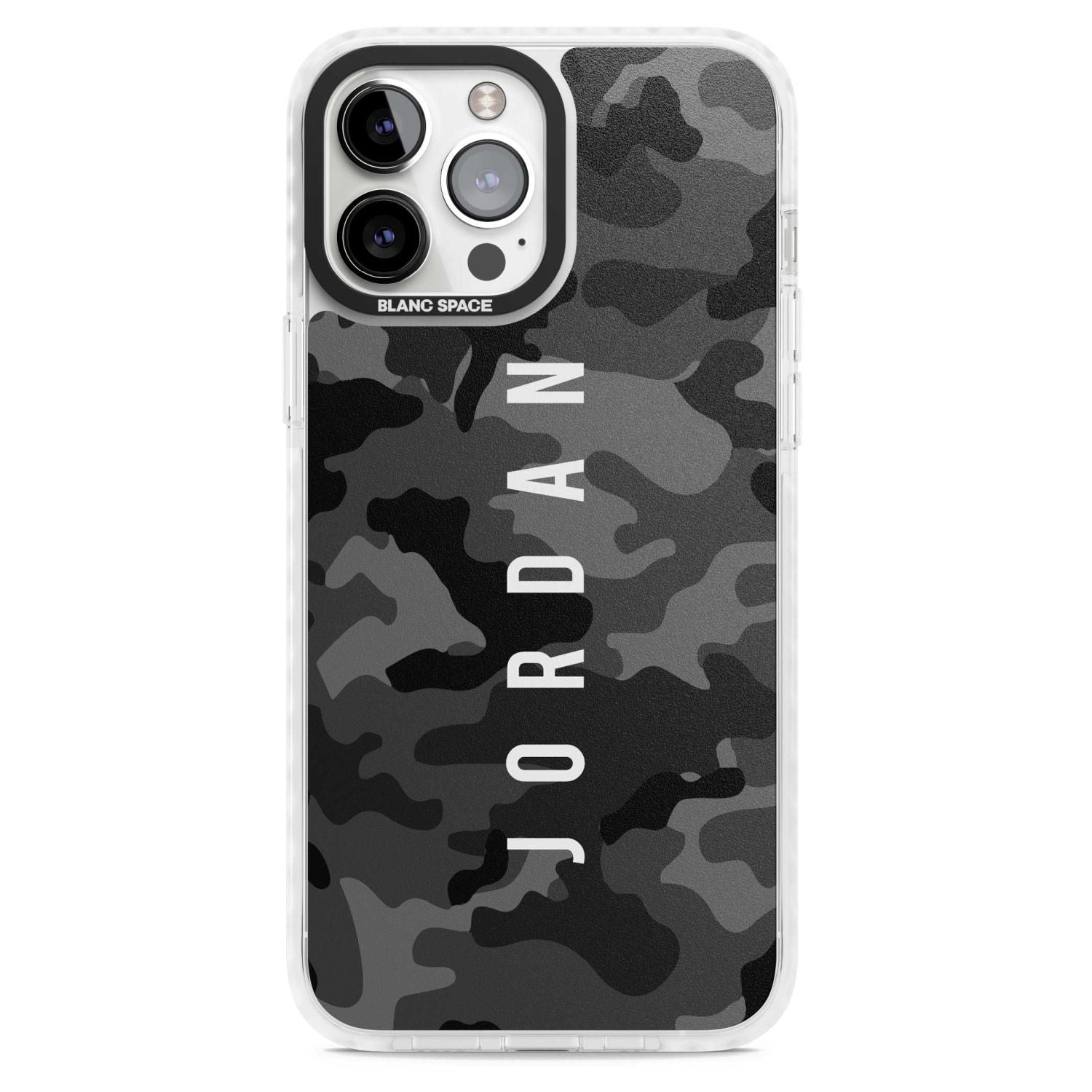 Personalised Black Camouflage Name