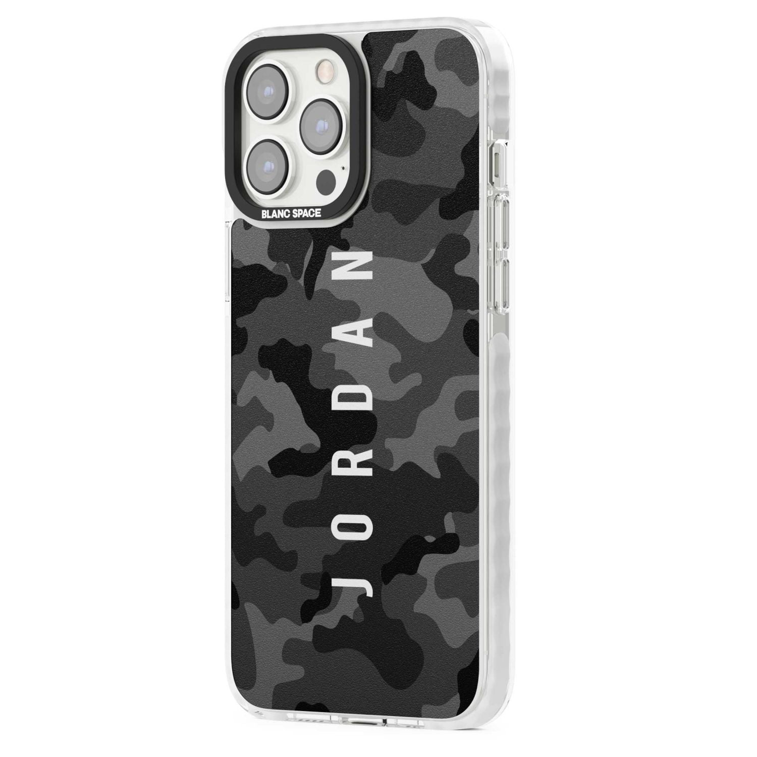 Personalised Black Camouflage Name