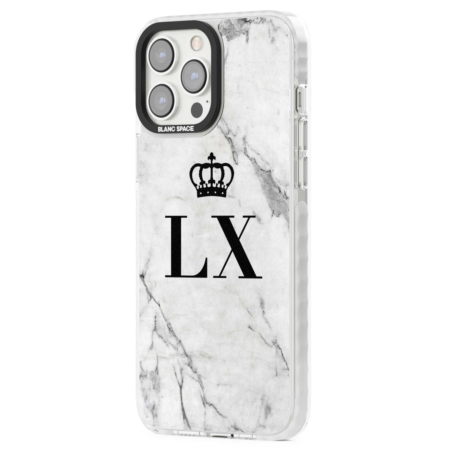 Personalised Initial Crown Marble