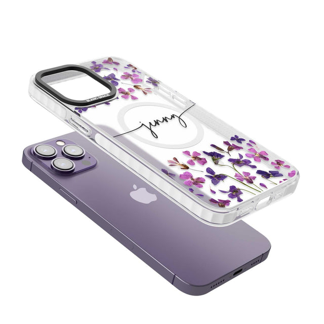 Personalised Purple Violets