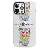 Personalised Wildflower Floral Stripe Personalised