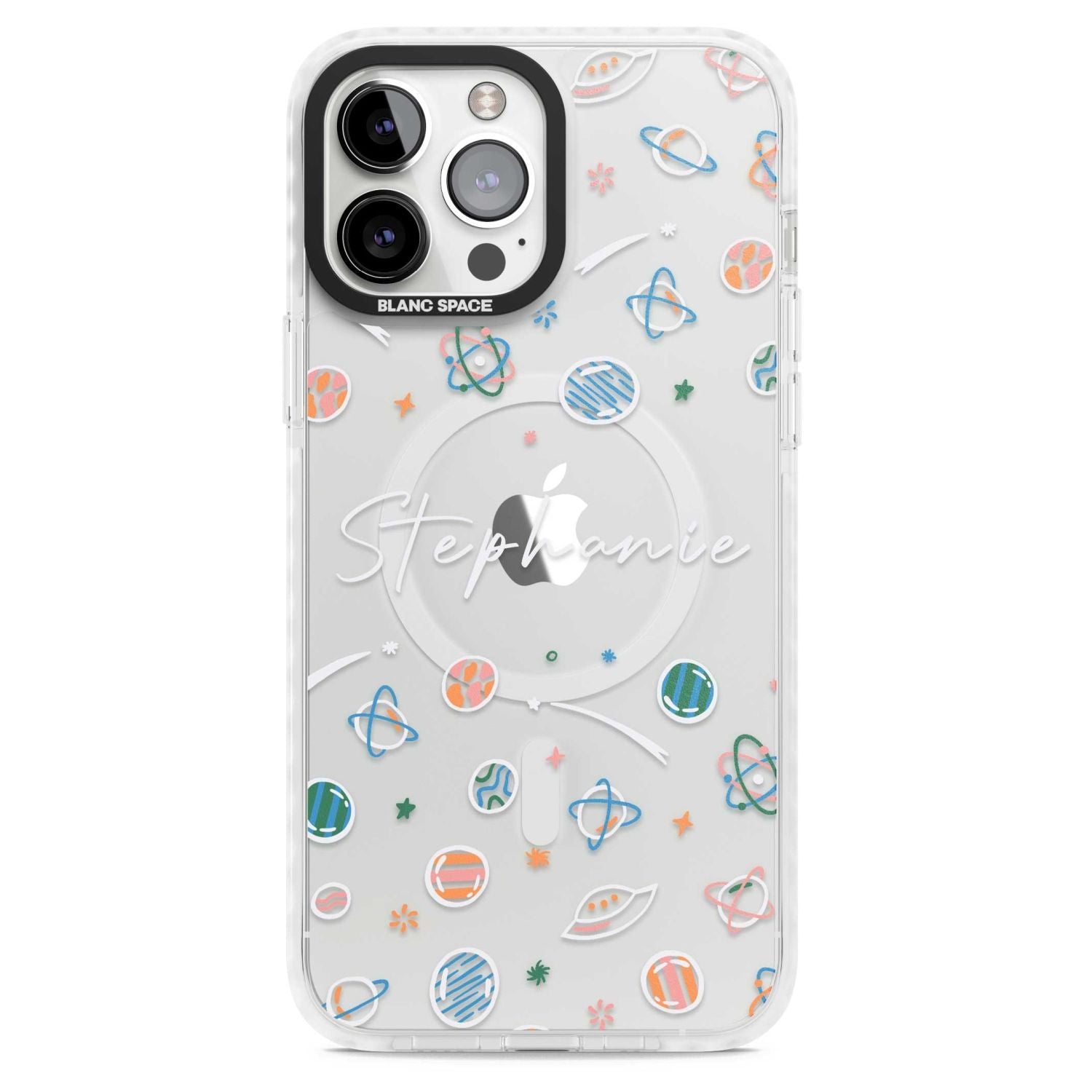 Personalised Space Pattern White