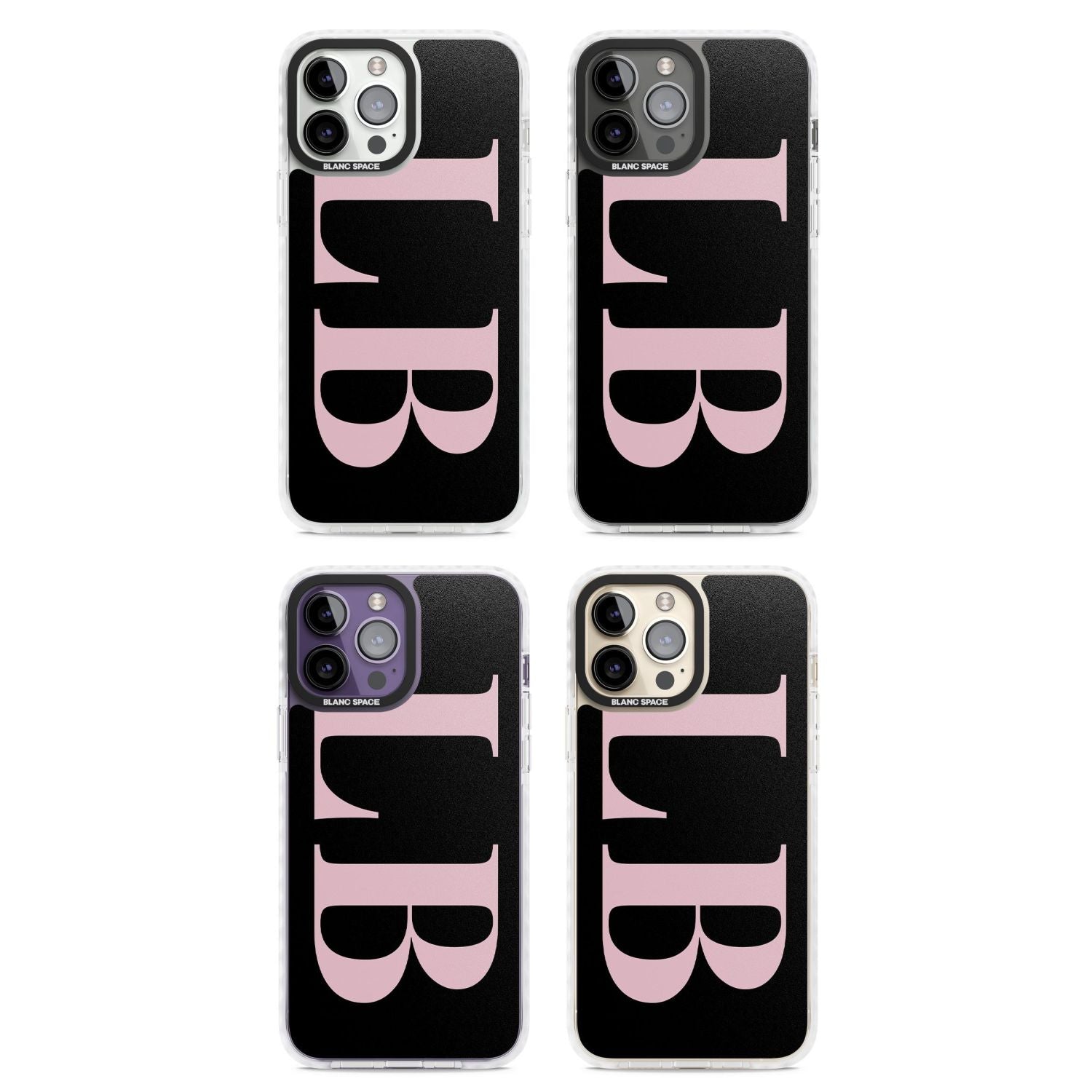 Personalised Pink & Black Green Letters