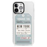 Personalised Vintage USA Luggage Tag