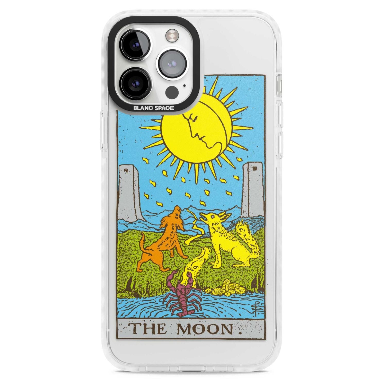 Personalised The Moon Tarot Card - Colour