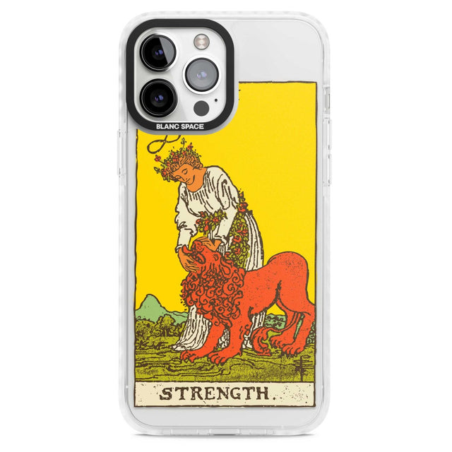 Personalised Strength Tarot Card - Colour