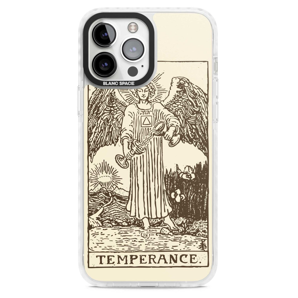 Personalised Temperance Tarot Card - Solid Cream