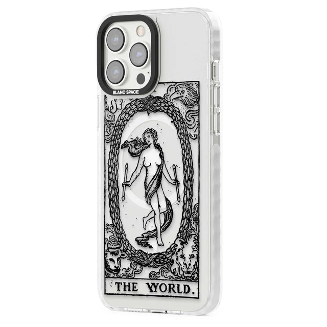 Personalised The World Tarot Card - Transparent