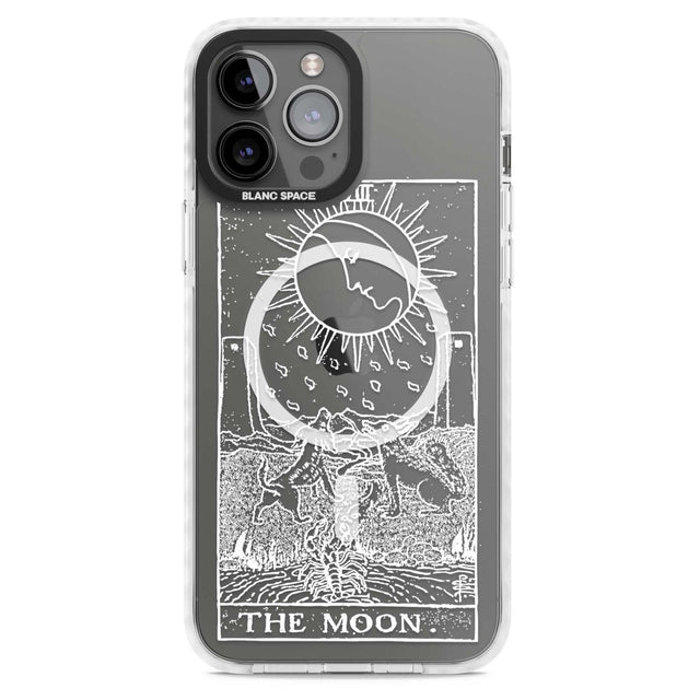 Personalised The Moon Tarot Card - White Transparent