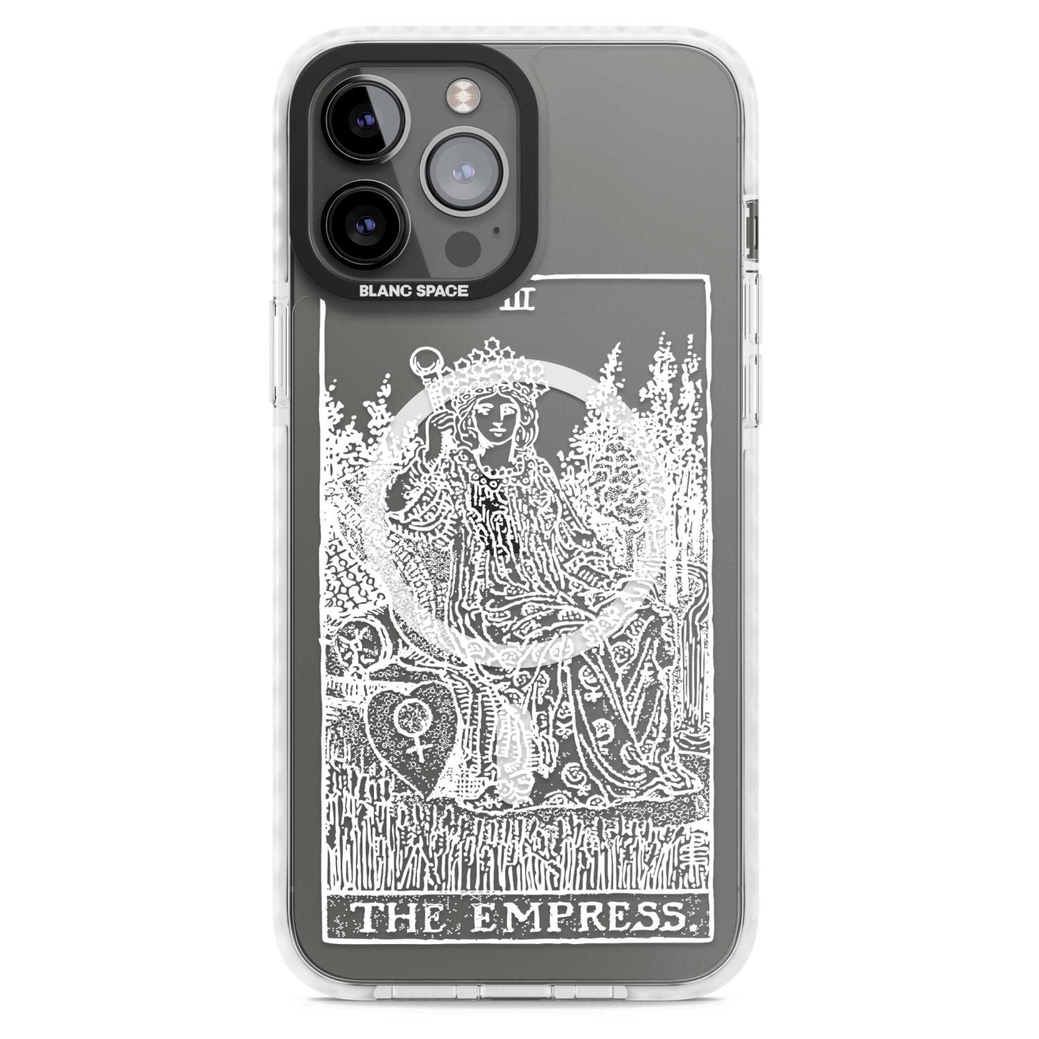 Personalised The Empress Tarot Card - White Transparent