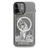 Personalised Strength Tarot Card - White Transparent