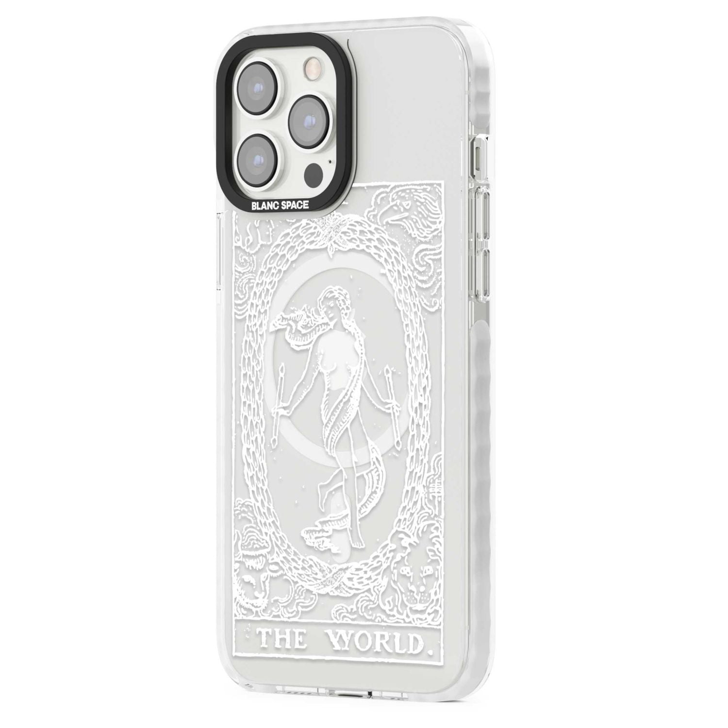 Personalised The World Tarot Card (White)