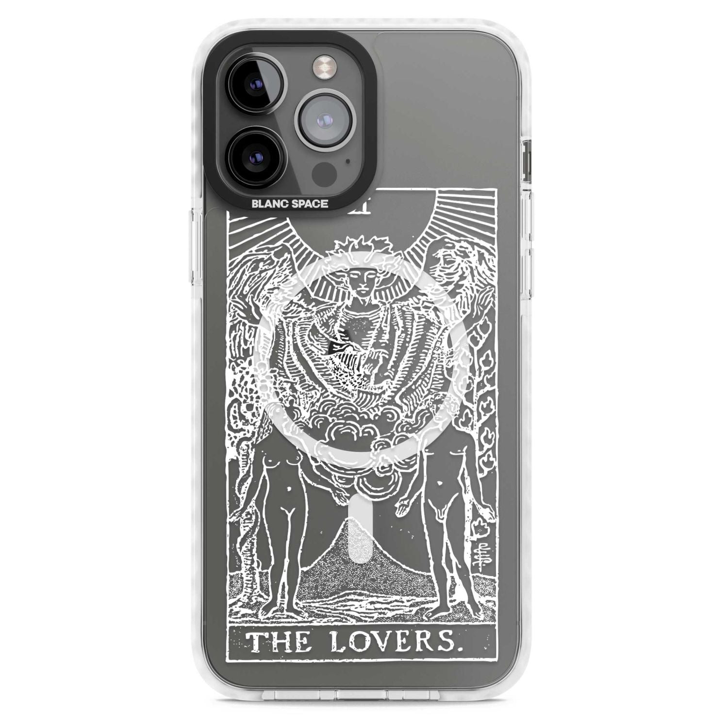 Personalised The Lovers Tarot Card - White Transparent