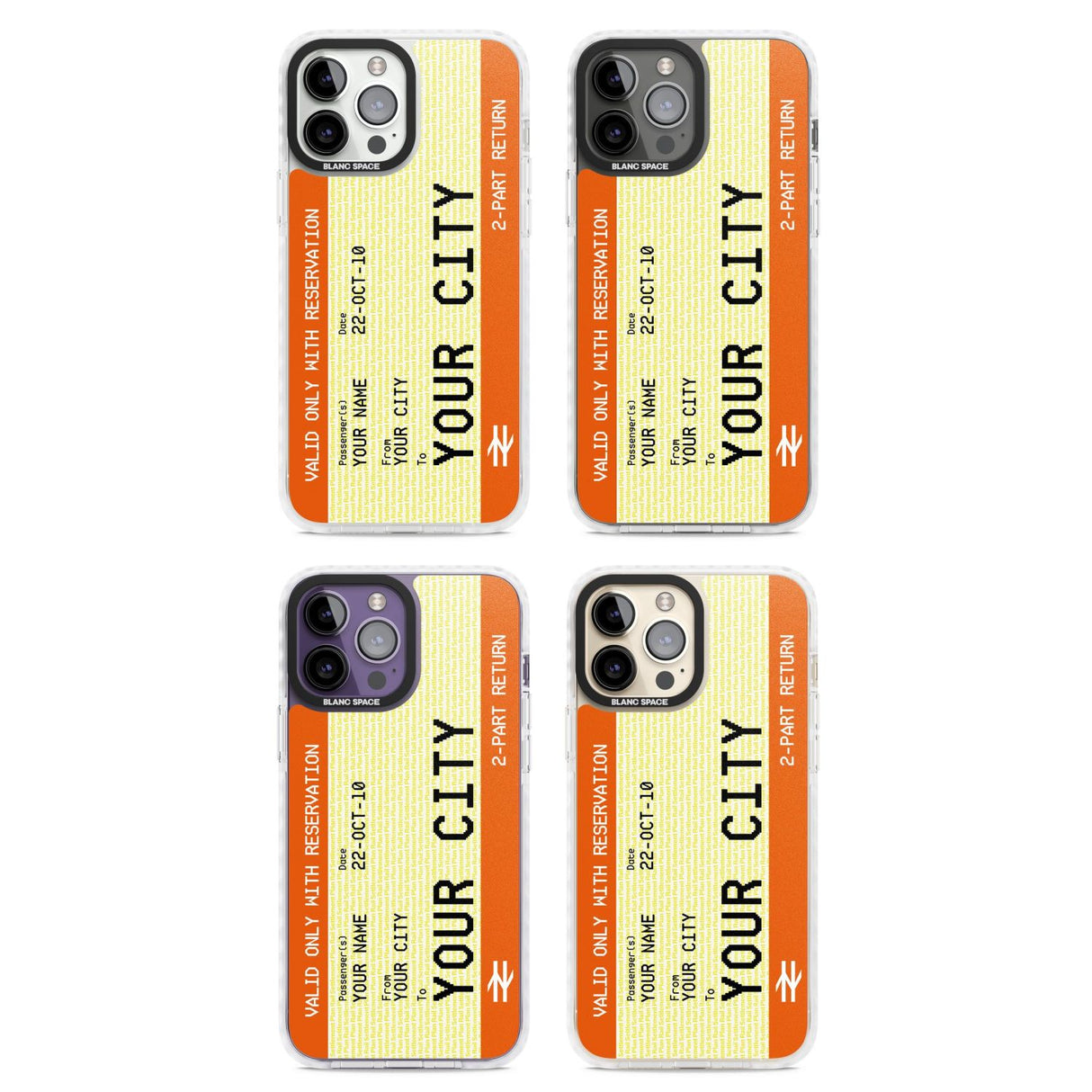 Personalised Create Your Own Train Ticket