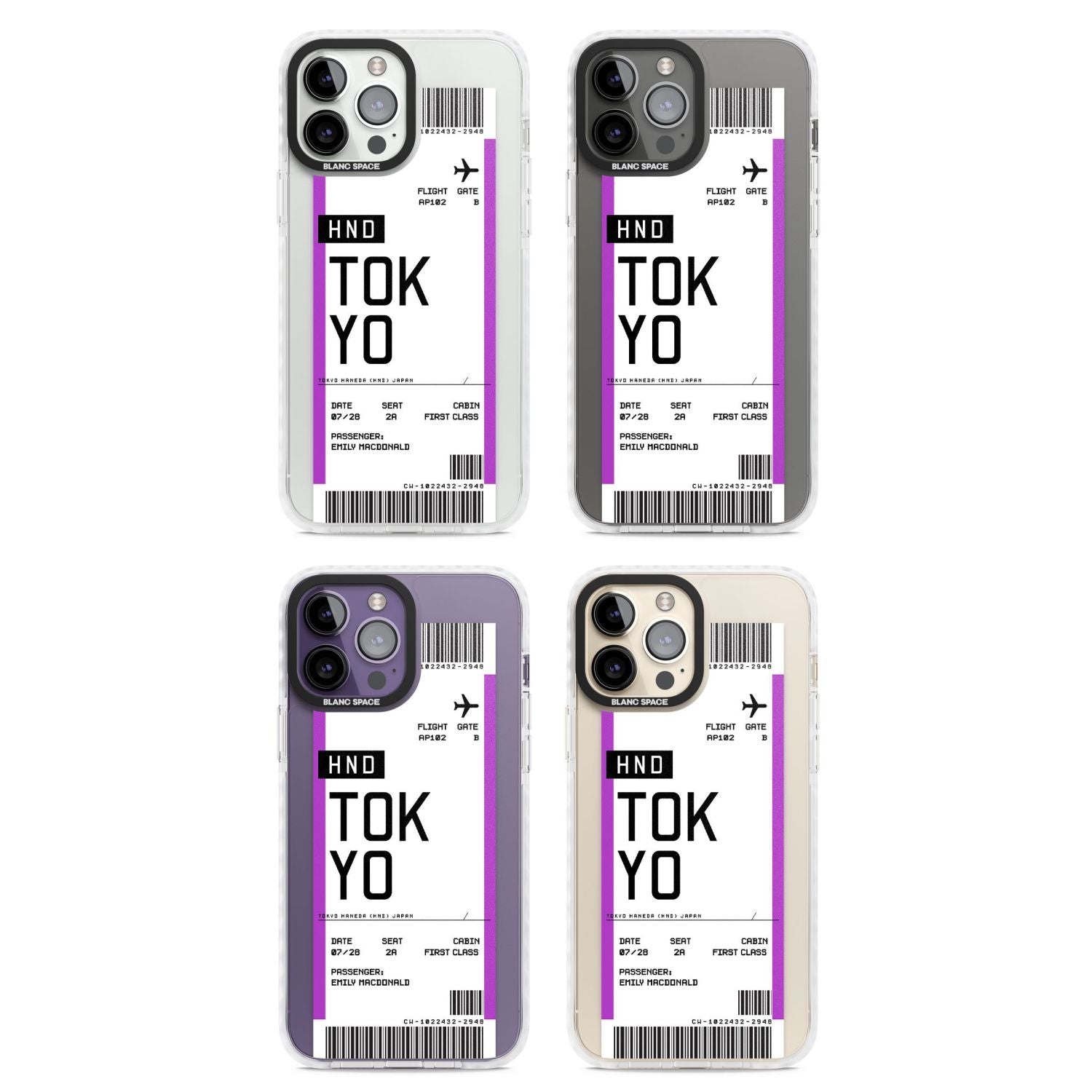 Personalised Tokyo Boarding Pass
