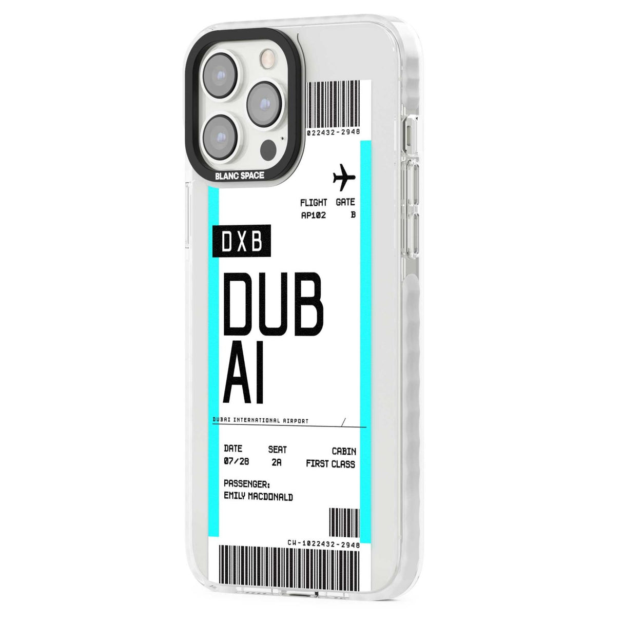 Personalised Dubai Boarding Pass