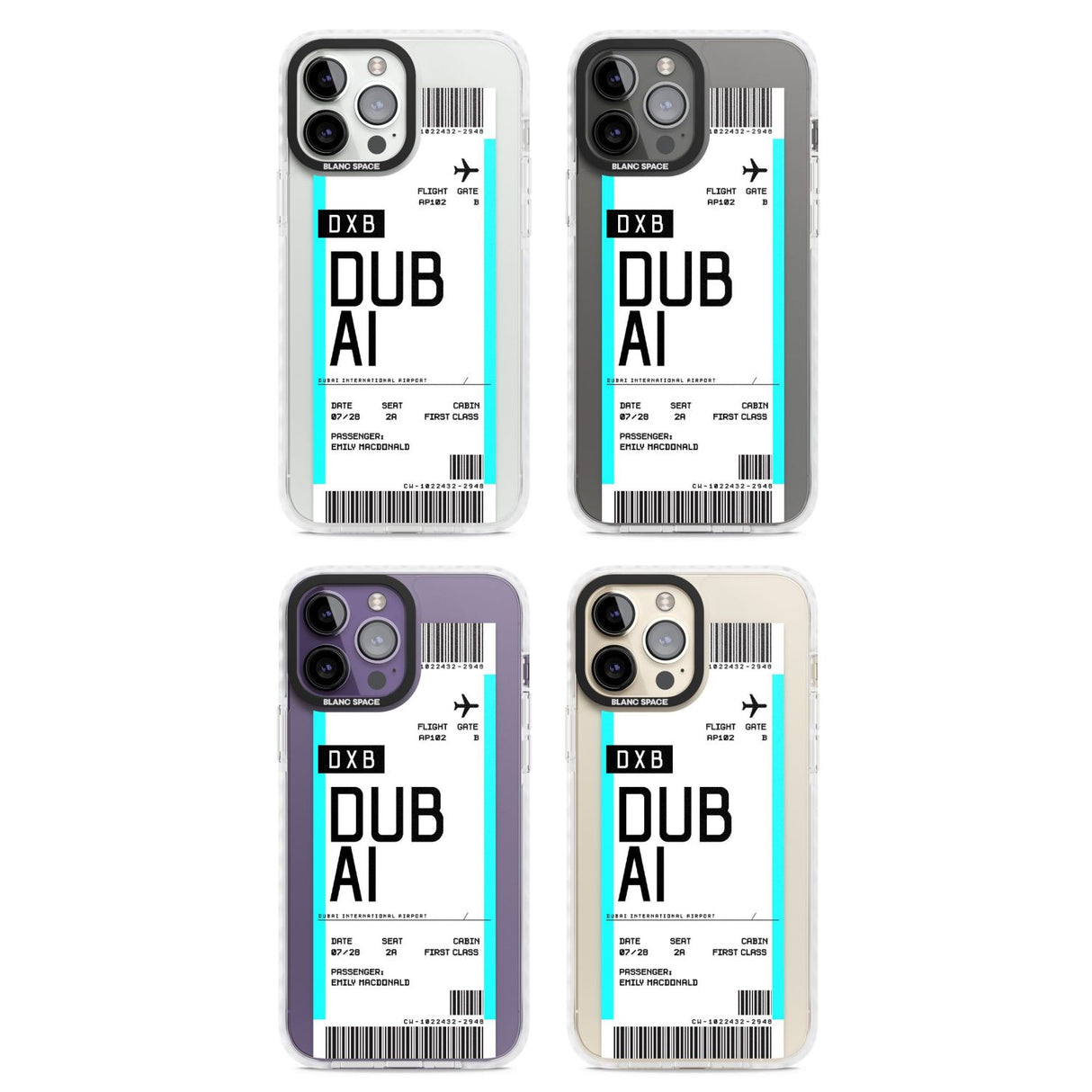 Personalised Dubai Boarding Pass