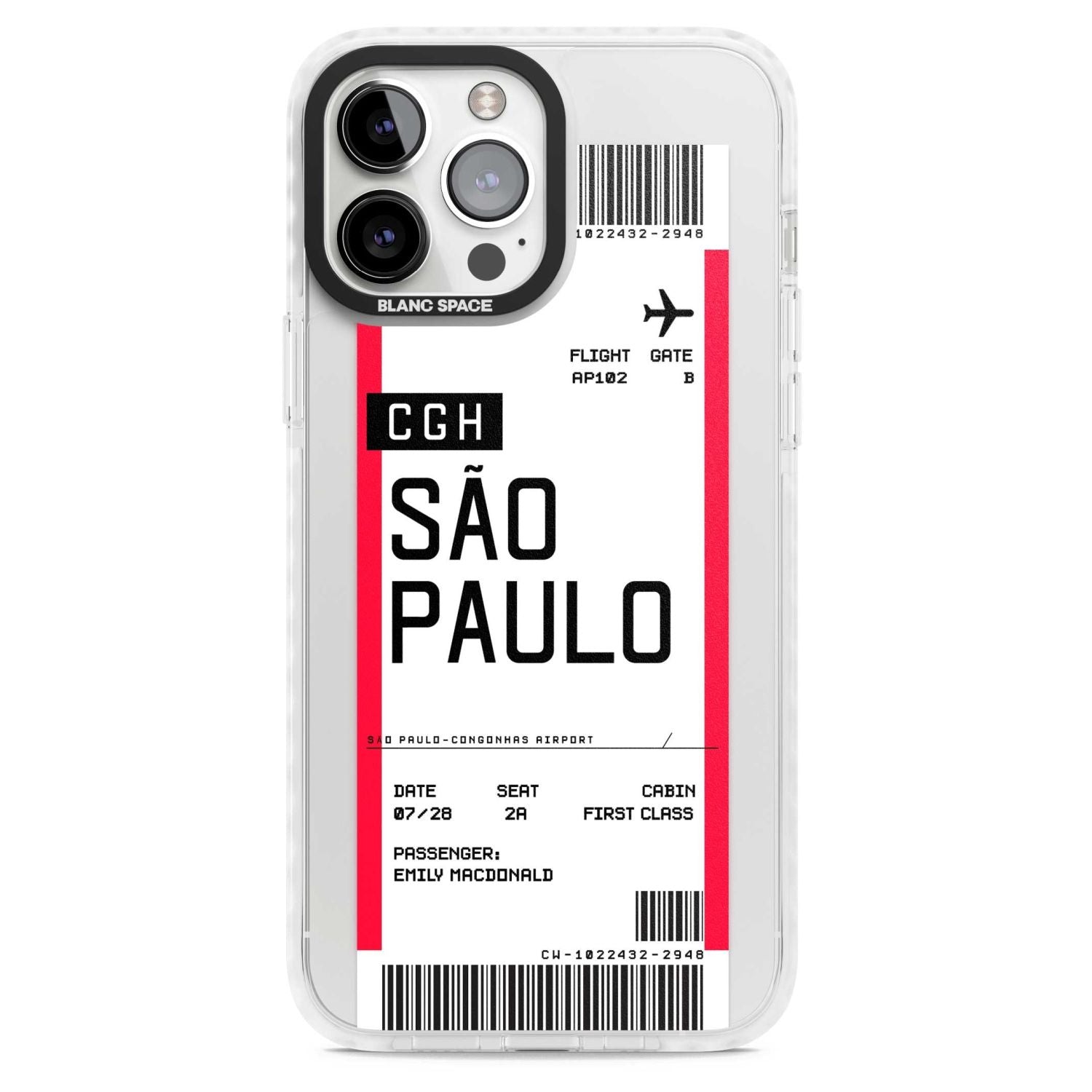 Personalised São Paulo Boarding Pass