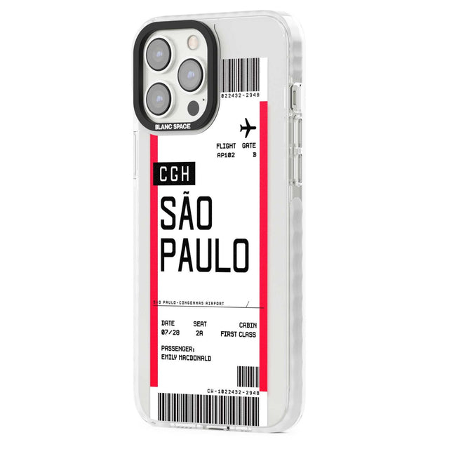 Personalised São Paulo Boarding Pass