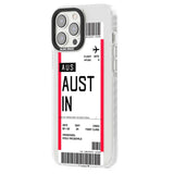 Personalised Austin Boarding Pass