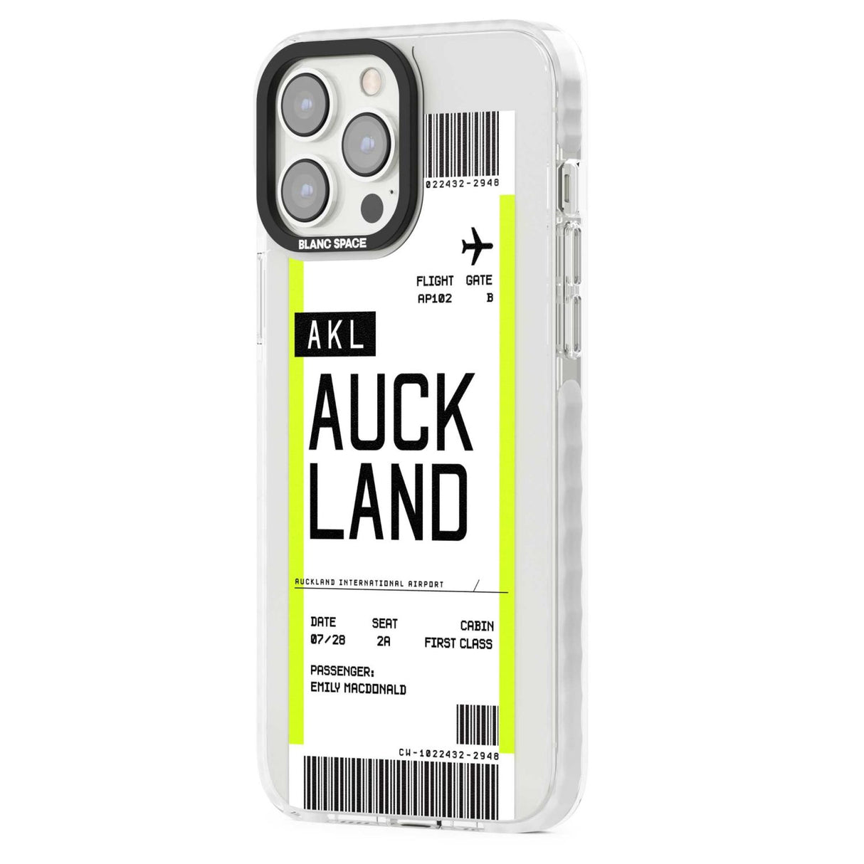 Personalised Auckland Boarding Pass