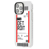 Personalised Detroit Boarding Pass