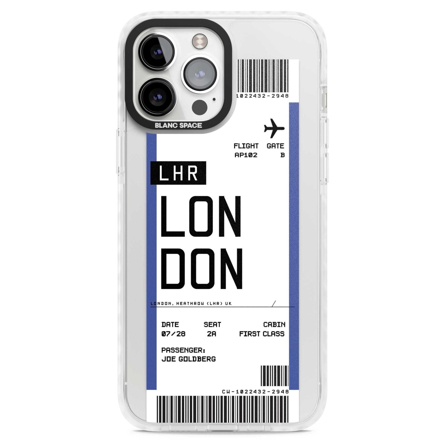 Personalised London Boarding Pass