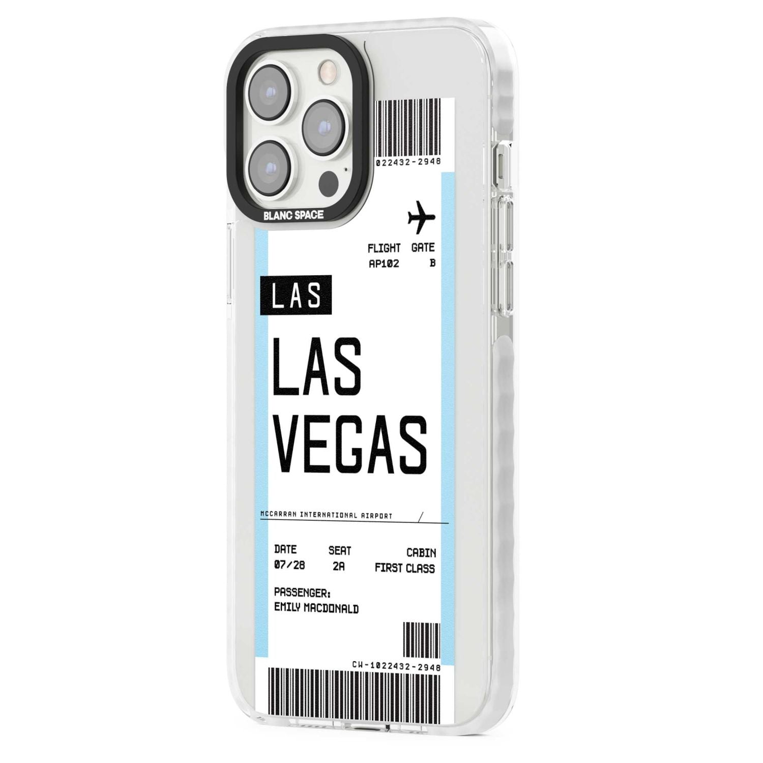 Personalised Las Vegas Boarding Pass