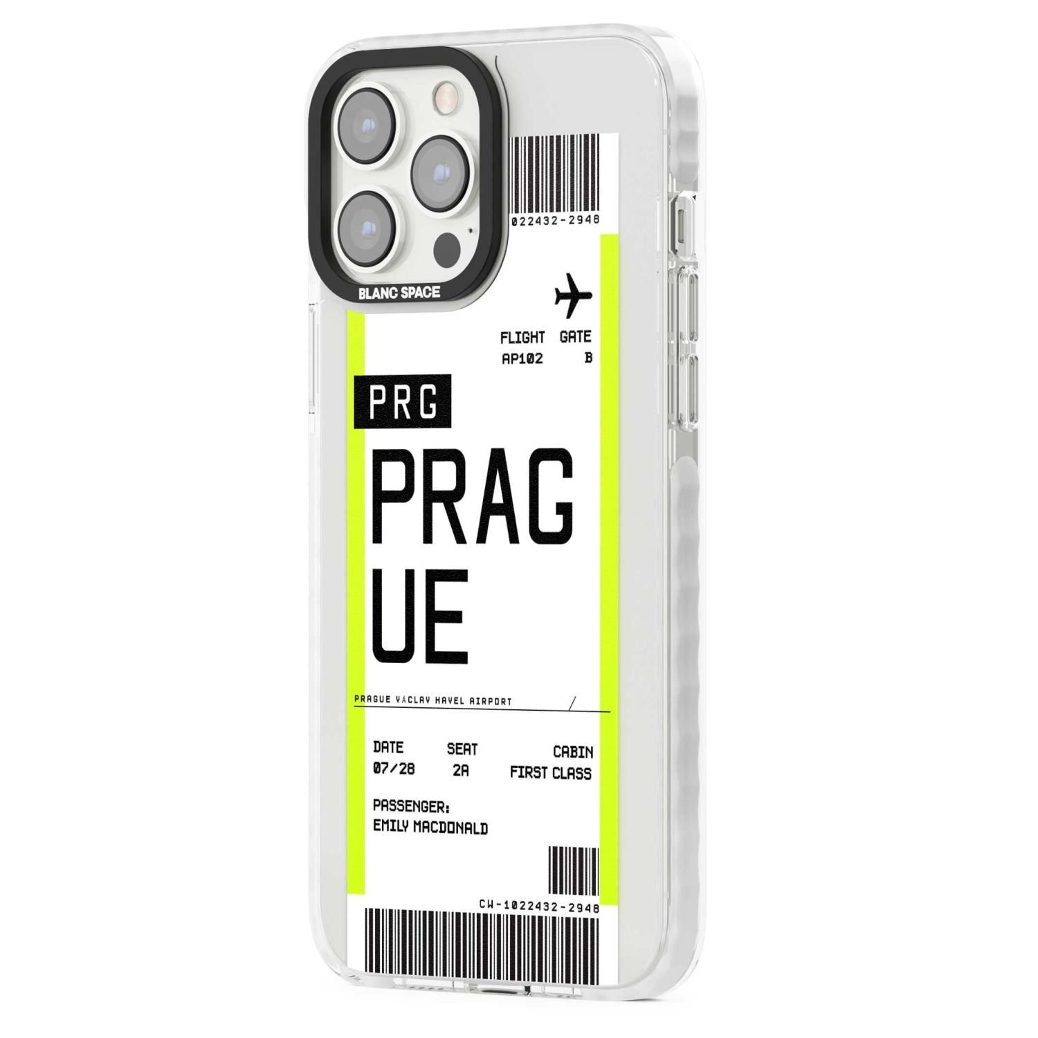 Personalised Prague Boarding Pass