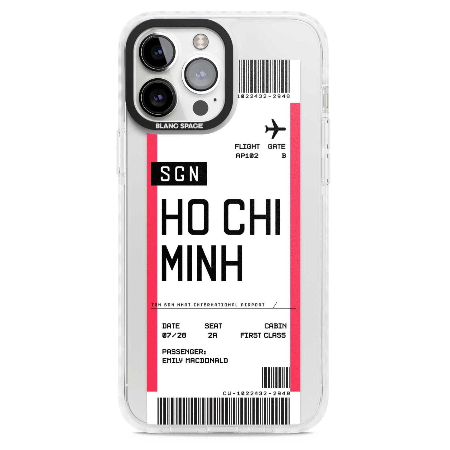 Personalised Ho Chi Minh City Boarding Pass