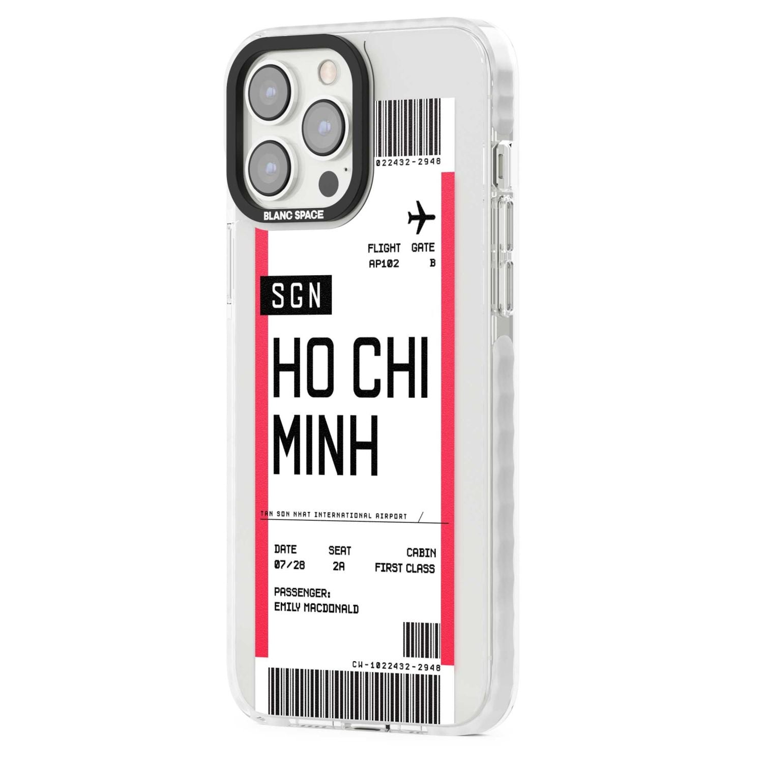 Personalised Ho Chi Minh City Boarding Pass