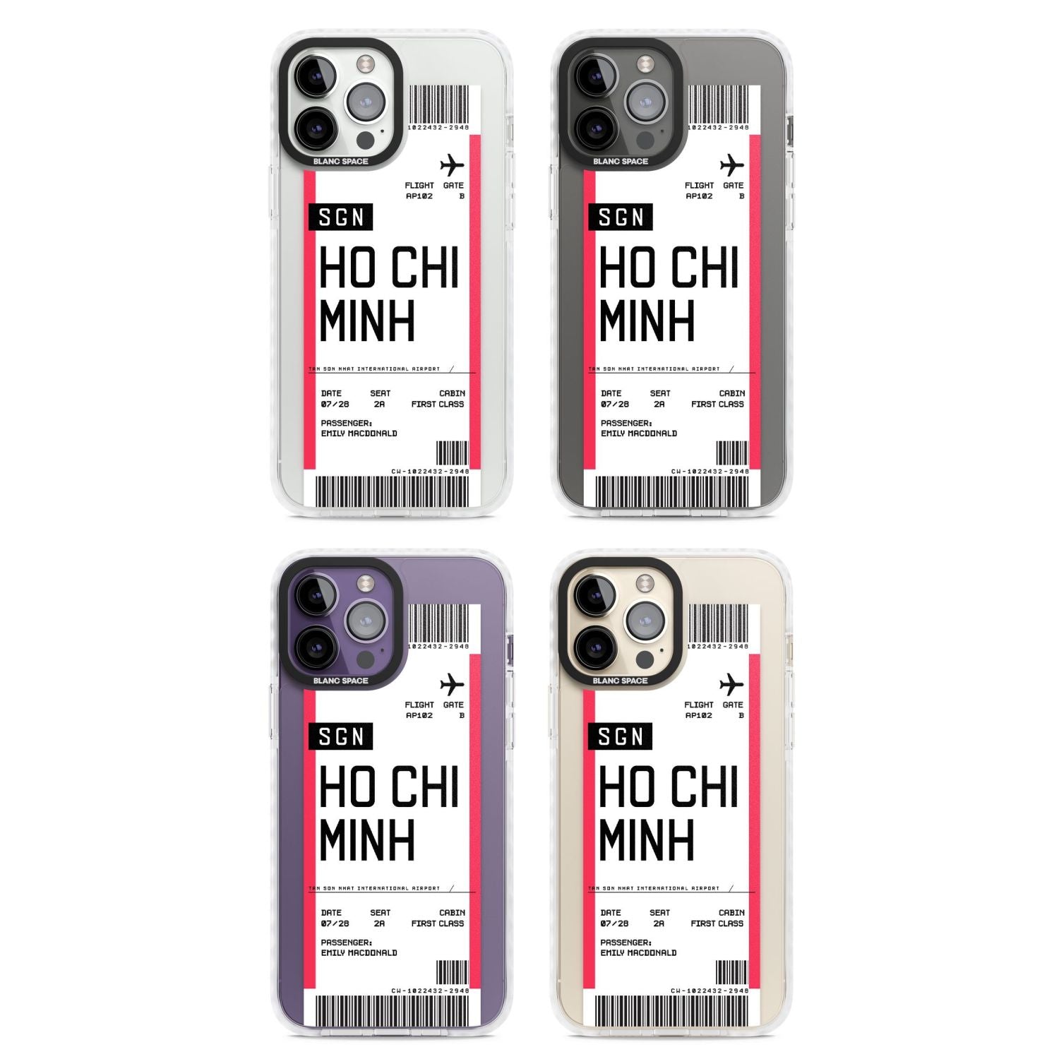 Personalised Ho Chi Minh City Boarding Pass