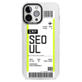 Personalised Seoul Boarding Pass