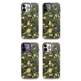 Forest Green Cat Camouflage Pattern