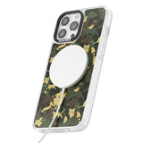 Forest Green Cat Camouflage Pattern