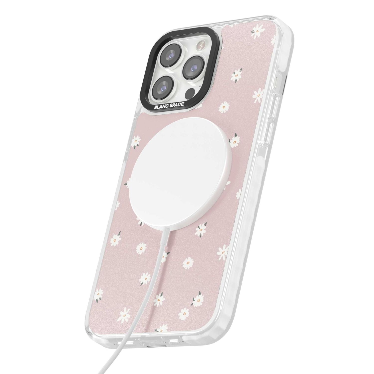 Painted Daises On Pink