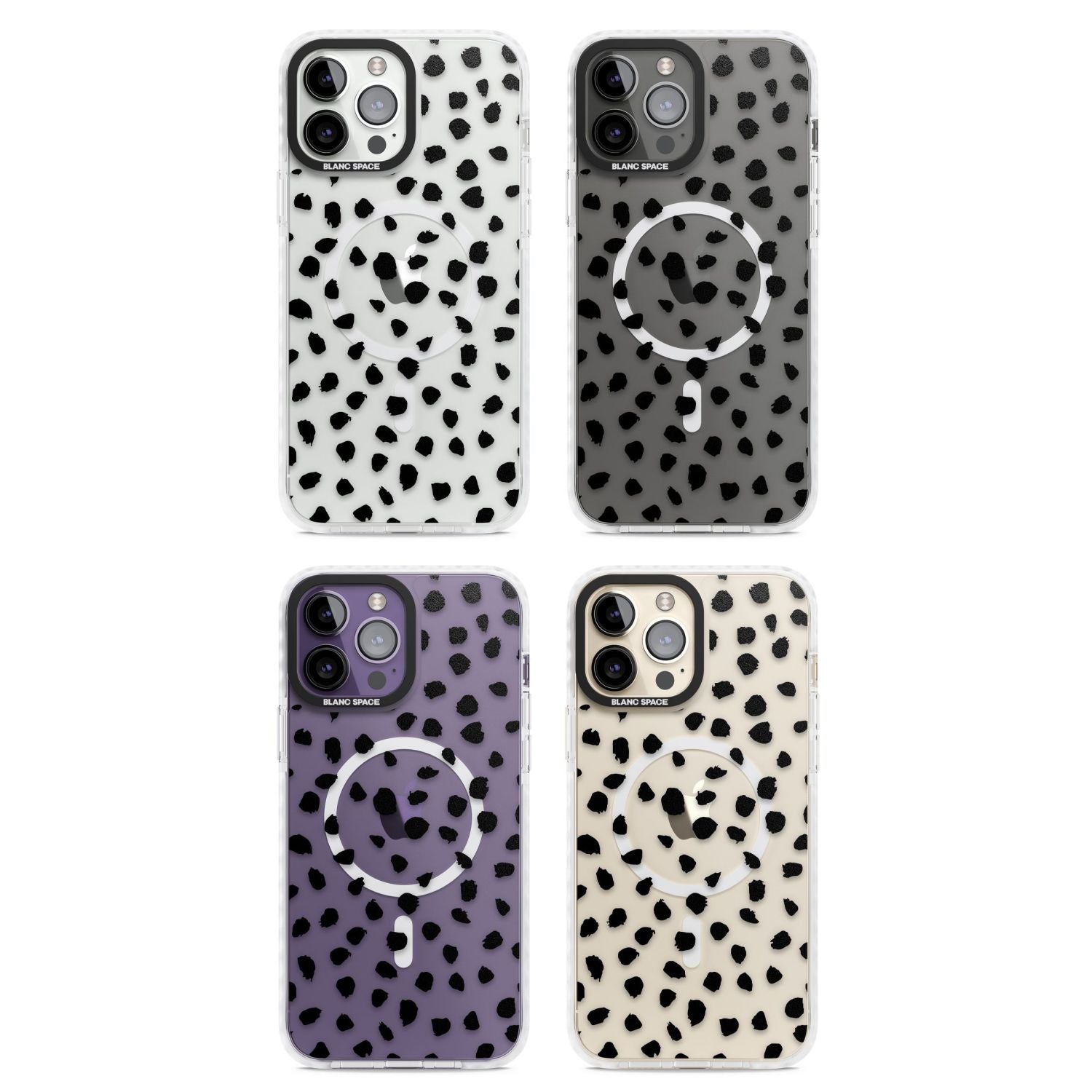 Black Dalmatian Polka Dot