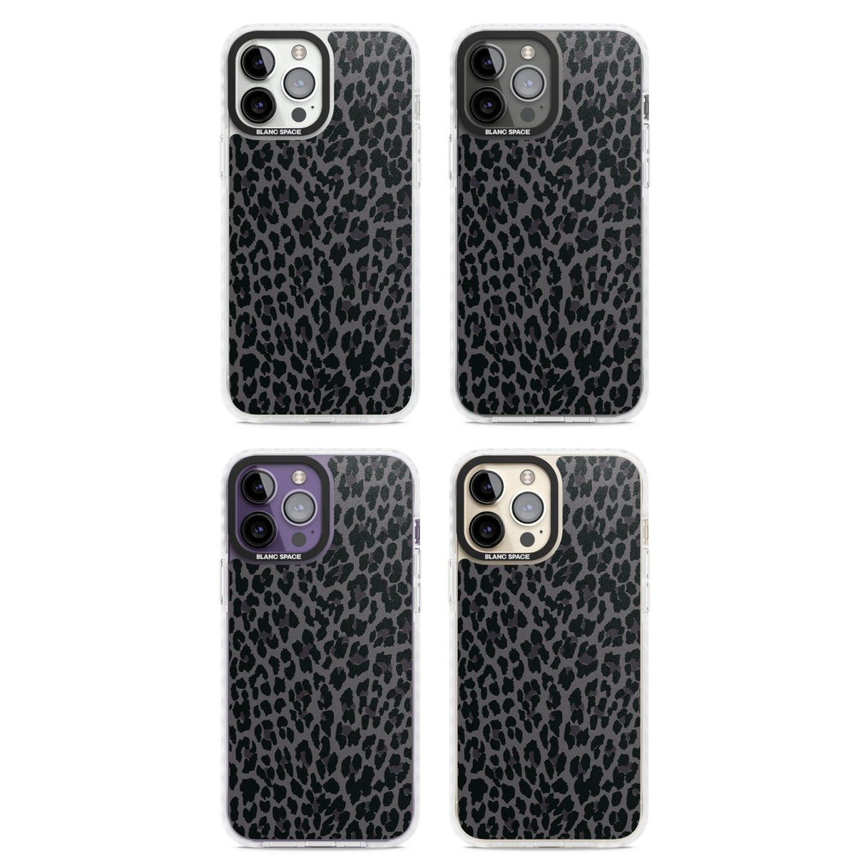 Dark Animal Print Pattern Small Leopard