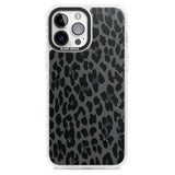 Dark Animal Print Pattern Large Leopard