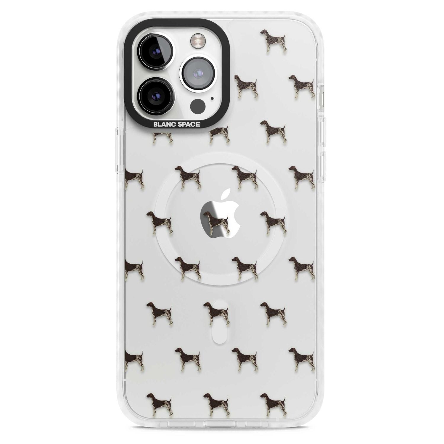 German Shorthaired Pointer Dog Pattern Clear