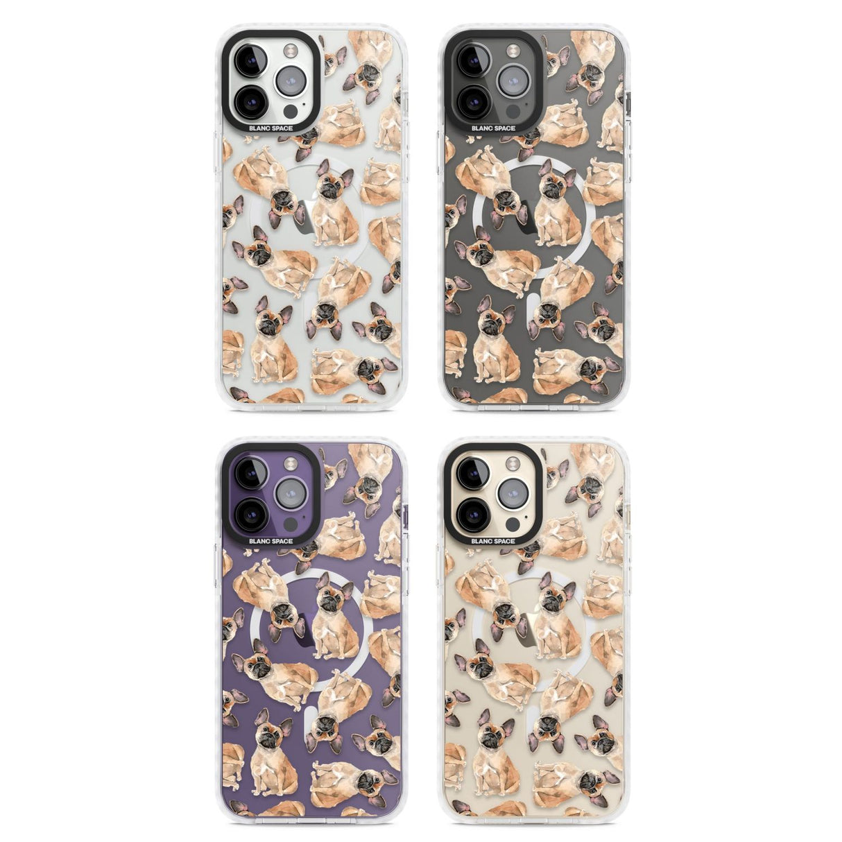 French Bulldog Watercolour Dog Pattern