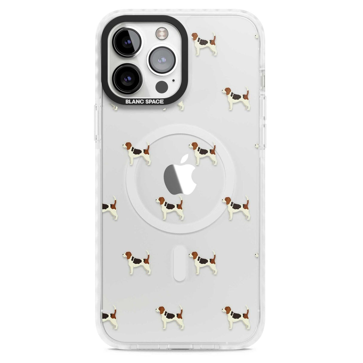 Beagle Dog Pattern Clear