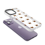 English Bulldog Dog Pattern Clear