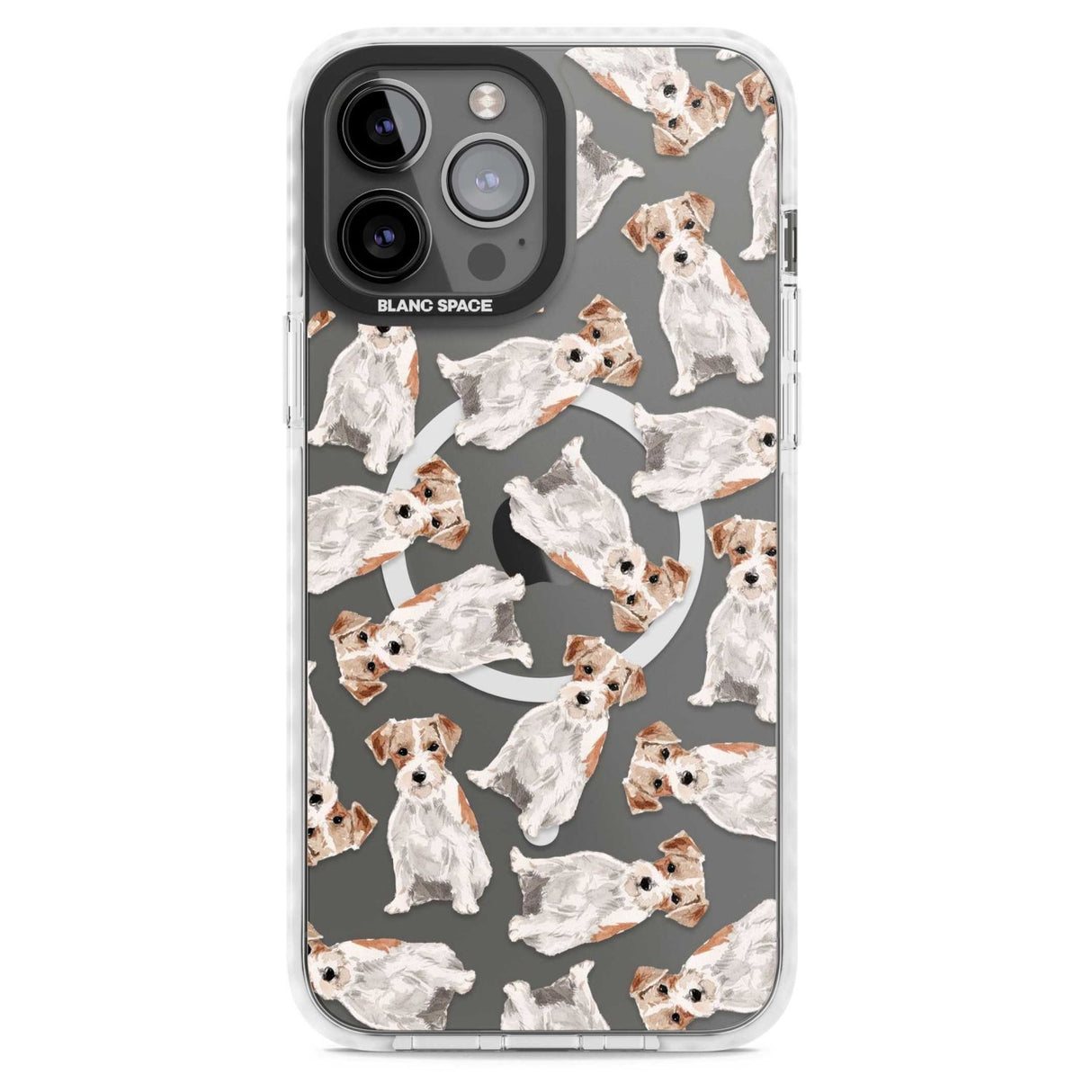 Wirehaired Jack Russell Watercolour Dog Pattern