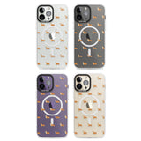 Pembroke Welsh Corgi Dog Pattern Clear