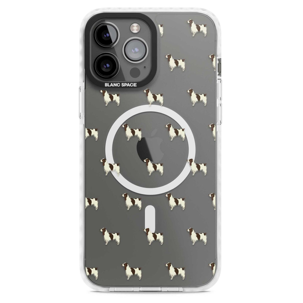 English Springer Spaniel Dog Pattern Clear