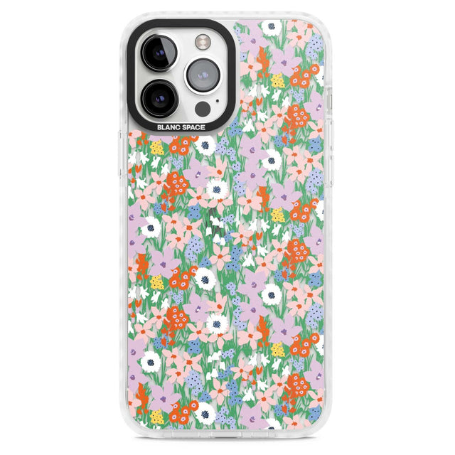 Jazzy Floral Mix: Transparent