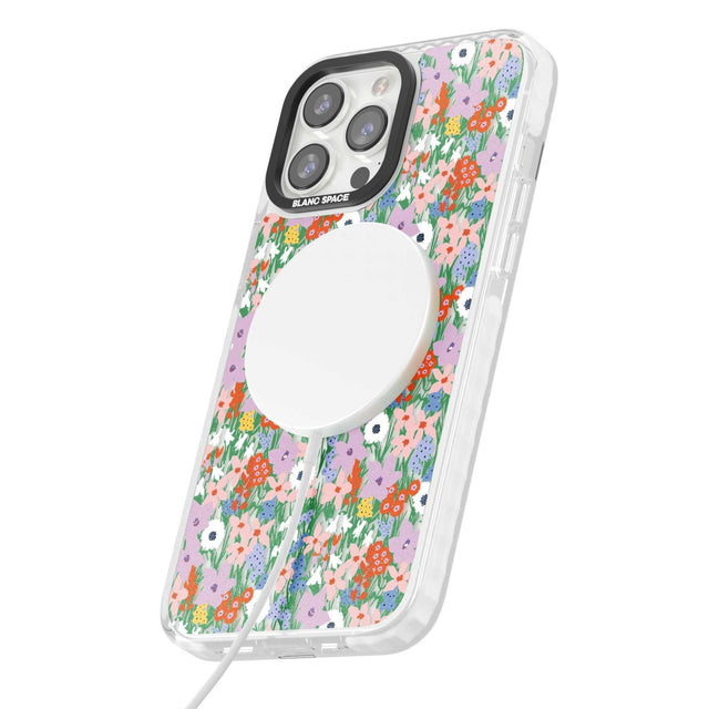 Jazzy Floral Mix: Transparent