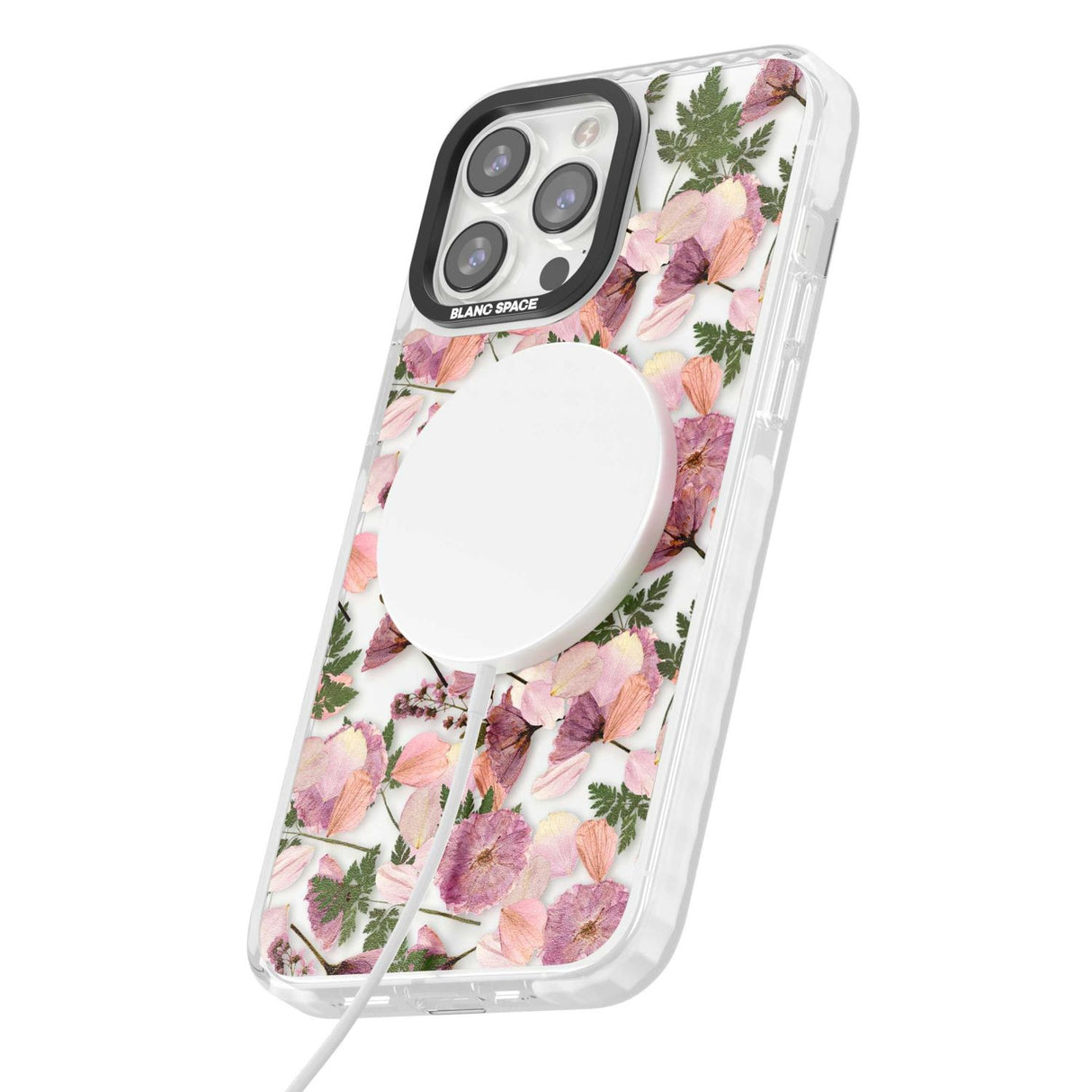 Leafy Floral Pattern Transparent Design