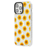 Sunflowers Transparent Pattern